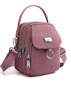 Sacs Bandoulière LIBAIJIA AZQH Femme Étanche, Pochette Téléphone Portable Avec Réglable Nylon, Sac Multifonctionnel Pour