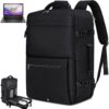 Sac à Dos IGOLUMON Homme Noir - Grand 40L Imperméable pour Voyage et Travail - Ordinateur Portable hasta 17,3 Pouces - É