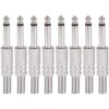 Greluma 8 pièces prise audio 1/4" TS mono connecteur jack à souder pour haut-parleur guitare microphone 6,35mm