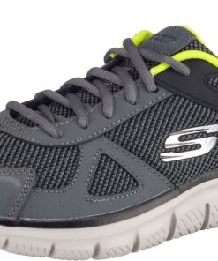 Skechers Homme Track Bucolo Gris 46 EU Reignant Mode Gris Tendance Élégant Marche Promenade City Mode