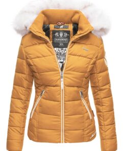 Veste d'hiver chaude matelassée Navahoo pour femme B810 - Échauffante et Mode - Taille Large - Idéale pour le Froid - Él