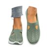 Chaussures Orthopédiques Nlaayong pour Femme Sans Lacets Antidérapantes Maille Basket de Marche Plateforme Légères et Co
