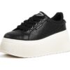 LUCKY STEP Baskets à Plateforme pour Femme | Chic et confortables Sneakers Classiques en Toile pour FemmeDécontractées B