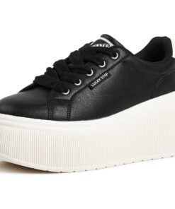 LUCKY STEP Baskets à Plateforme pour Femme | Chic et confortables Sneakers Classiques en Toile pour FemmeDécontractées B