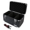 HMF Valise de transport en aluminium avec compartiments individuels, 40 x 27,5 x 23,5 cm
