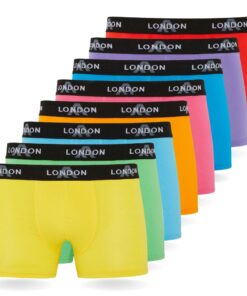 Boxers doux pour hommes OEKO-TEX STANDARD 100 - Lot de 4/8 avec ceinture élastique - pour Hommes
