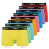 Boxers doux pour hommes OEKO-TEX STANDARD 100 - Lot de 4/8 avec ceinture élastique - pour Hommes
