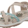 Skechers Reggae Slim Plateforme Femme pour Le Week-End en Vacance