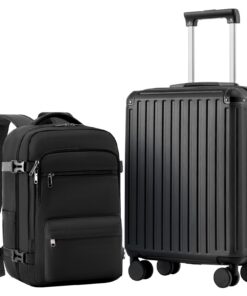 COOLIFE Valise cabine easyjet Global Recycled Standard voyageurs internationaux COOLIFE Valise cabine easyjet avec serru
