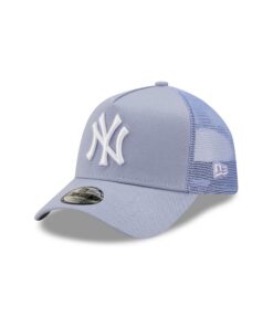 New Era New York Yankees MLB Adjustable Kids Trucker Cap A-Frame Mesh 9Forty Spring Toffee