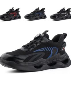 Chaussures de Sécurité Loisson Légères pour Hommes et Femmes - Chaussures de Travail Respirantes avec Embout en Acier GR