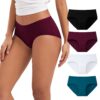 Culottes femme coton confortable OEKO-TEX STANDARD 100 Lot de 4 pour une journée douillette et élégante