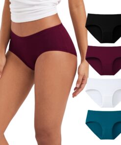 Culottes femme coton confortable OEKO-TEX STANDARD 100 Lot de 4 pour une journée douillette et élégante