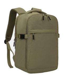 Hayayu Sac à Dos Cabine Avion 40x20x25cm (20L) Sac Voyage Femme/Homme avec Pochette Antivol Ordinateur 14" pour Ryanair