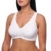 Soutien-gorge frugue pour prothèse mammaire en coton sans armature pour femmes actresses et chirurgie mammaire
