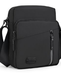 Sacoche Lanvixo Homme Grande Capacité Porté Epaule Besace Business Voyage
