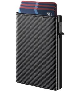 JOOTUEPO Porte-Cartes de crédit Mince pour Hommes avec Blocage RFID et Compartiment pour Billets