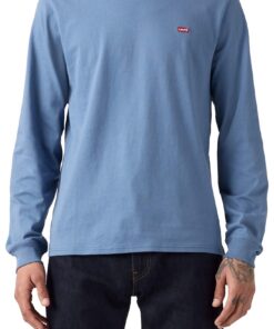 Levi's Ls Original HM Tee T-Shirt Pour Homme - Comfortable Cotton Blend - Everyday Wear - Unisex Medium 38