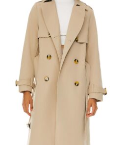 Orolay Femme Mi-Long Trench-Coat Double Boutonnage Ceinturé Printemps Automne Manteau Tendance