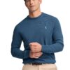 Polo Club Pull en Maille Torsadée pour Homme Populaire avec Logo et Col Rond pour l'Été Polo Club Pull en Maille Torsa