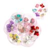 Hifot Boucles d'oreilles clip sans motif pour filles - Claires - 7 paires - Habille Princesse - Accessoires bijou pour e