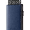 VULKIT Porte-Cartes Pop-Up Antivol RFID en Cuir Mince pour Hommes - Idéal pour le Travail et le Voyage - Contient 11 Car