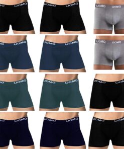Toocool Lot de 12 boxers pour homme en coton élastique B002-12