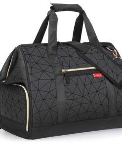 Lekesky Sac de voyage Weekender pour femme - Sac compact et multifonctionnel - Idéal pour le Gym - Spacieux avec compart