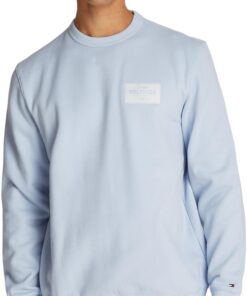 Tommy Hilfiger Monotype Label Sweatshirt Mw0mw37466 Sweat-Shirt à Enfiler pour Homme - Élégant et Pratique pour le Week-