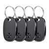 Air Traceur Tag Lot de 4 [weTag Pro] - Bluetooth Tracker iOS Seulement - Batterie Remplaçable - IP67 Étanchéité - Locali