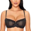 Soutien-gorge DOBREVA Femme Transparent avec Armature Sexy Bretelles Convertibles_Modele_Specifique_Amour erotique