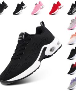 Chaussures de Course Hitmars Femmes Respiration Légères Noir, Rose, Rouge, Orange, Violet EU 36-42 Jogging Athlétiques F