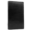 Charmoni Etui Porte chéquier Protection Anti RFID - Noir - Cuir Vachette