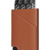 VULKIT Étui à Cartes RFID Étanche en Aluminium ultra Fin pour Cartes de Crédit, Poche pour Billets et Pièces, Étui Pop-u