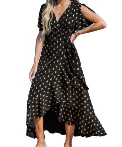 Robe d'été longue CUPSHE pour femme en noir size L