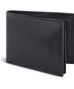 Bugatti Romano Portefeuille Homme en Cuir Robuste avec Blocage RFID - Grande Durabilité, Affaires et Loisirs, Sécurité A
