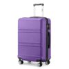 Kono Petite Valise de Voyage Rigide Violet pour Voyageurs États-Unis