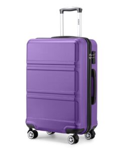 Kono Petite Valise de Voyage Rigide Violet pour Voyageurs États-Unis