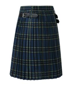 Dorjuli Kilt écossais classique plissé vintage - Robe pour femme - Parfaite pour des fêtes médiévales - Taille 40 - Carr