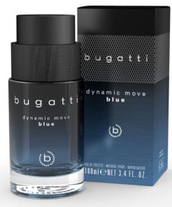 Bugatti Parfum pour homme Dynamic Move Blue 100ml | Eau de Toilette fraîche et maritime pour homme | Lavande, Citron et