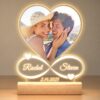 Cadeau Femme Personnalisé Anniversaire Noel Homme Couple Cadre Photo Acrylique Plaque Photo Personnalisée