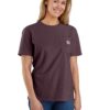 Titre SEO optimisé : Pullover Courts Manches Femmes Carhartt - Poche Élégant - Hiver Été Multiseaison Größe M