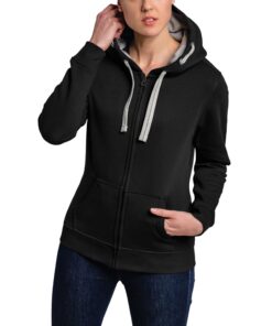 HRM Jacket F Hoodie Femme Hiver Chic Modelle Élégant Taille Large