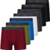 FM London Boxers Homme Riche en Coton OEKO-TEX STANDARD 100 Lots de 7 Caleçons Respirants Doux et Extensibles Caleçons S