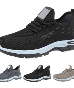 Chaussures orthopédiques génériques pour homme - Chaussures de sport respirantes et légères - Fitness Jogging Tennis - C