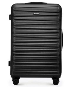 WITTCHEN Skyspeed Line Bagages Grande Valise Rigide ABS Noir Trolley Check-in Air France Éco-SolidePoignée télescopique