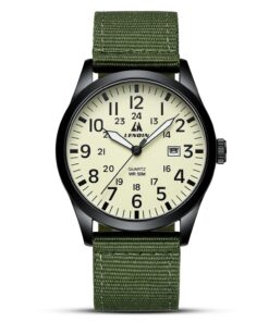 Montres Militaires LN LENQIN Hommes Imperméables Date Nylon Army Tactical