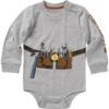 Carhartt T-shirt body-graphique à manches longues unisexe pour enfants Halloween