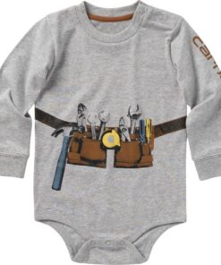 Carhartt T-shirt body-graphique à manches longues unisexe pour enfants Halloween