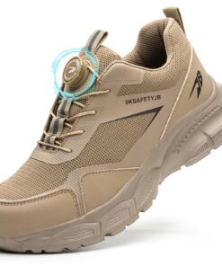 GUDECIUS Chaussures de Sécurité Légère Hommes Femmes Basket Securite Embout en Acier Confortable Antidérapante Respirant